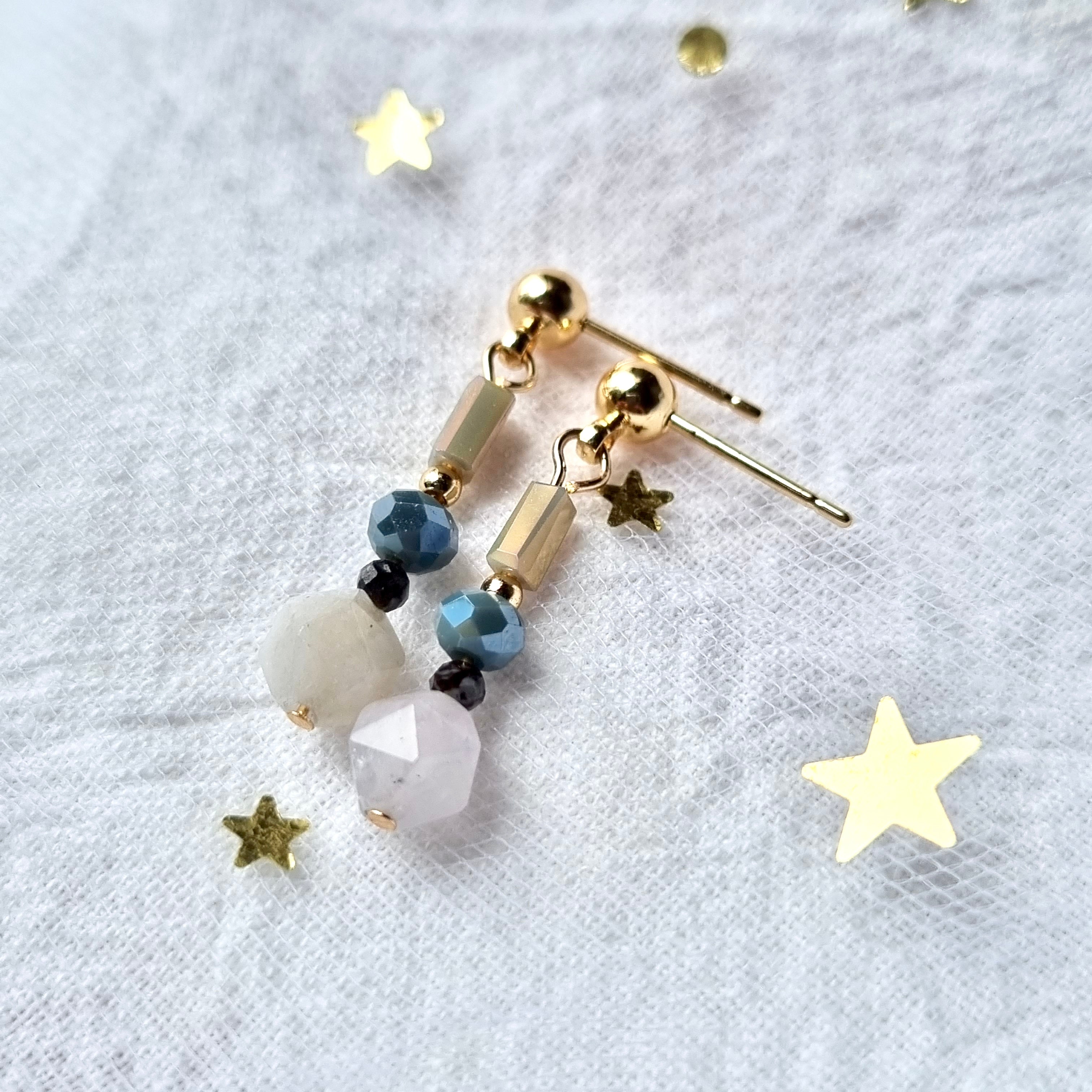 [Earrings: ABIDA] Peace + Happiness + Sweet Dreams