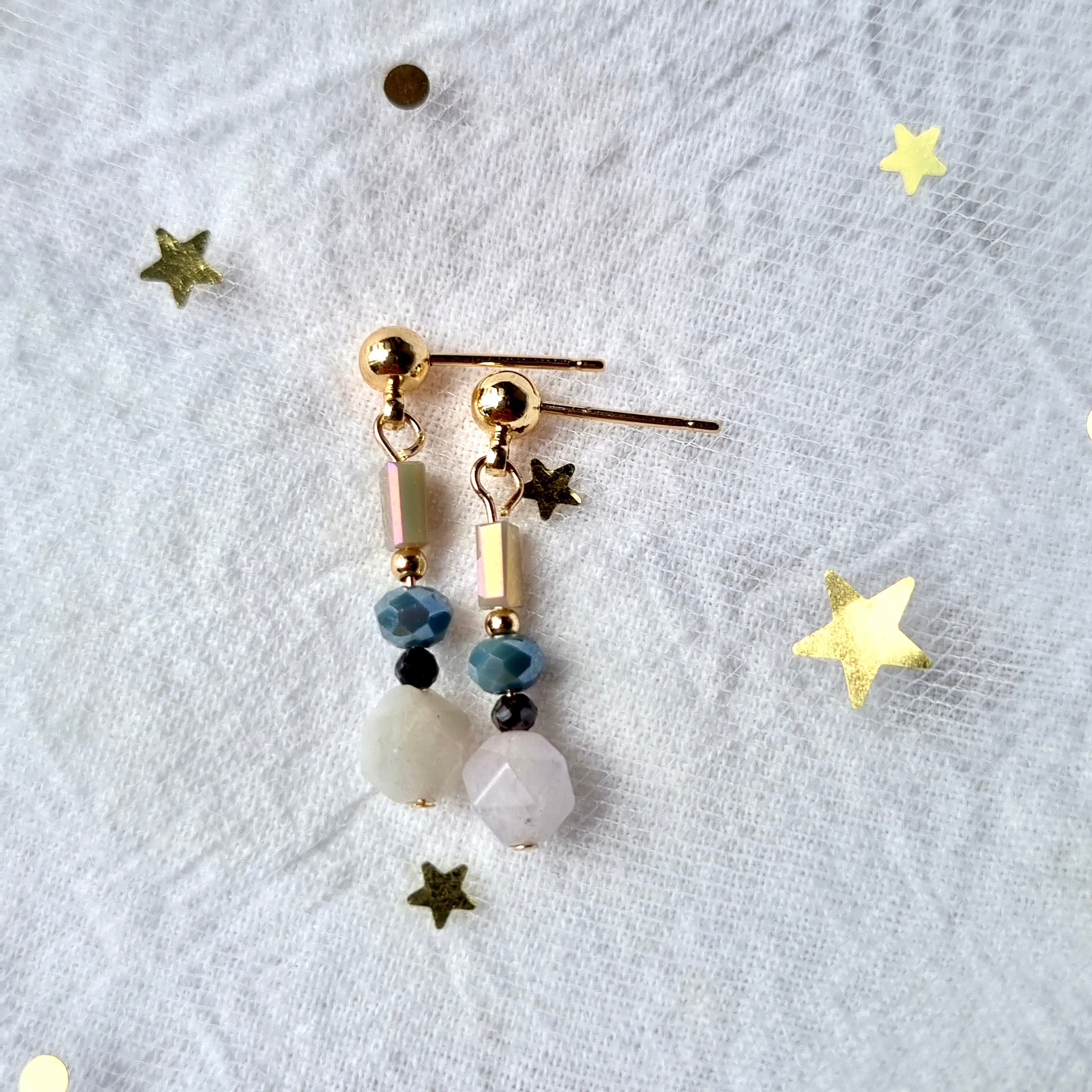 [Earrings: ABIDA] Peace + Happiness + Sweet Dreams