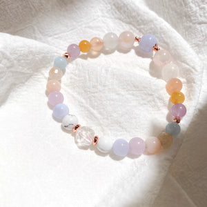 [Rose Gold Bracelet: BELLE] Health + Peace + Positivity