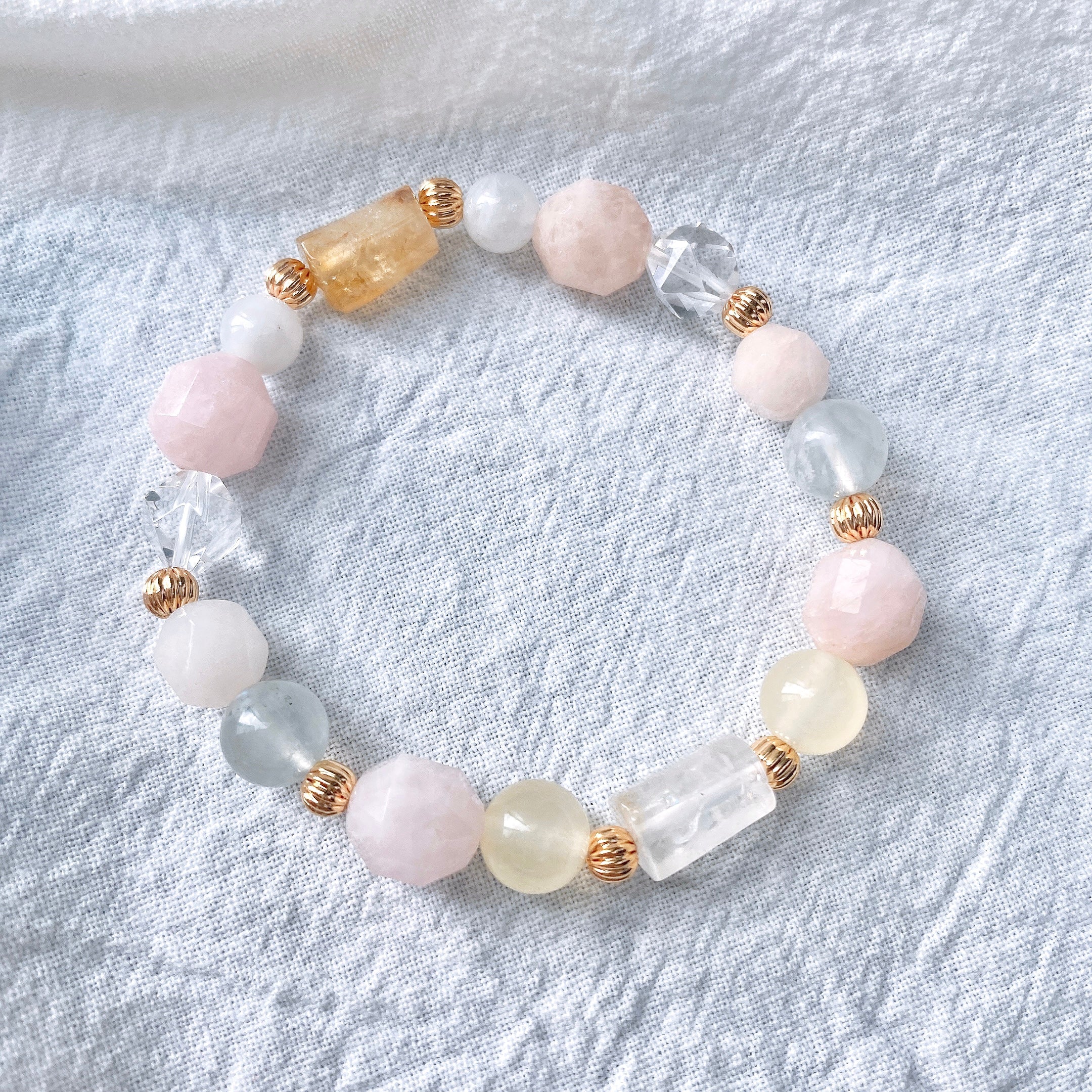 [Bracelet: CELINA] New Positive Beginning + Abundance + Joy