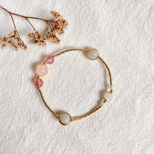 [Bracelet: CHLOE] Luck + Peace + Love