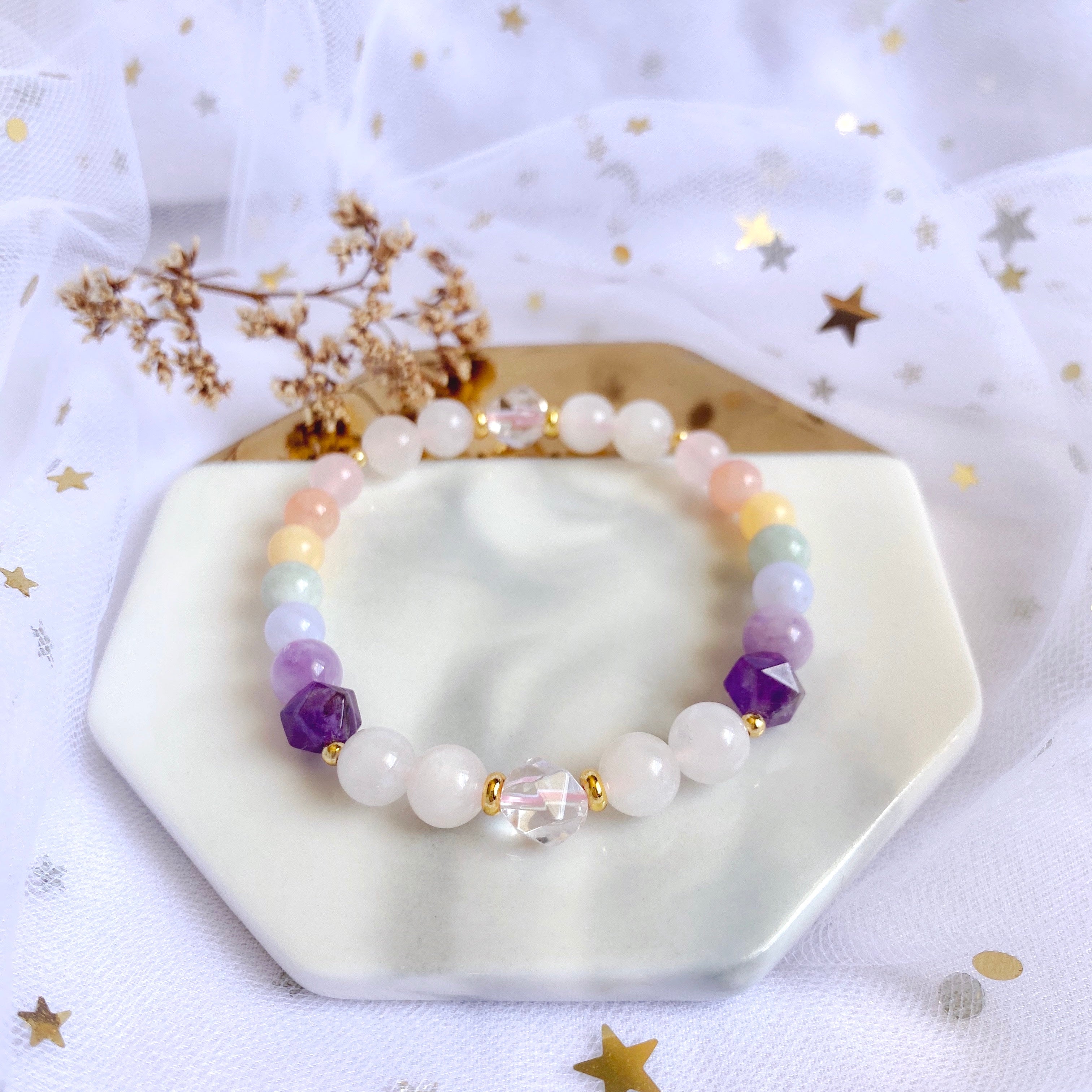 [Rainbow Bracelet: GIANNA] Happiness + Positivity + Good Luck