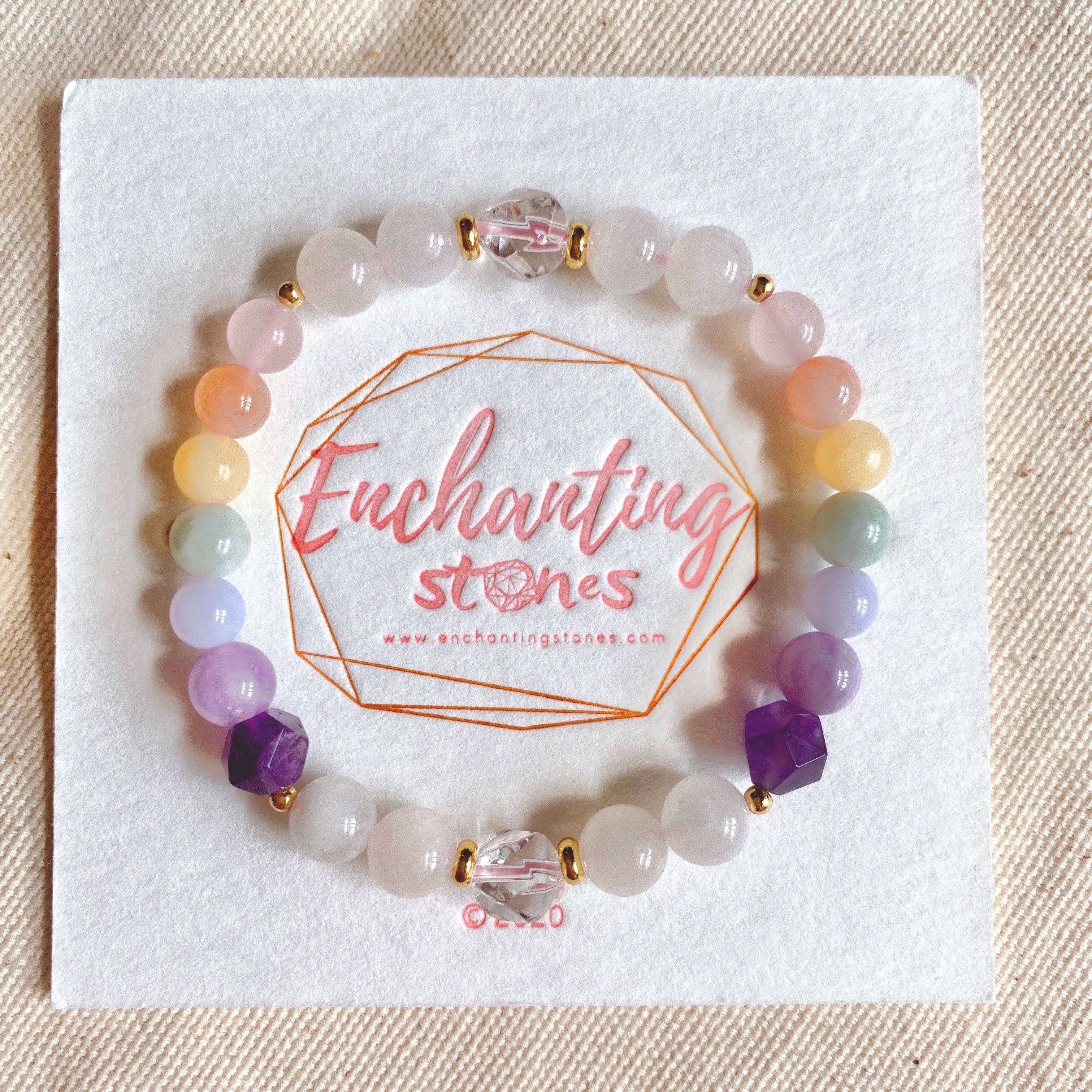 [Rainbow Bracelet: GIANNA] Happiness + Positivity + Good Luck