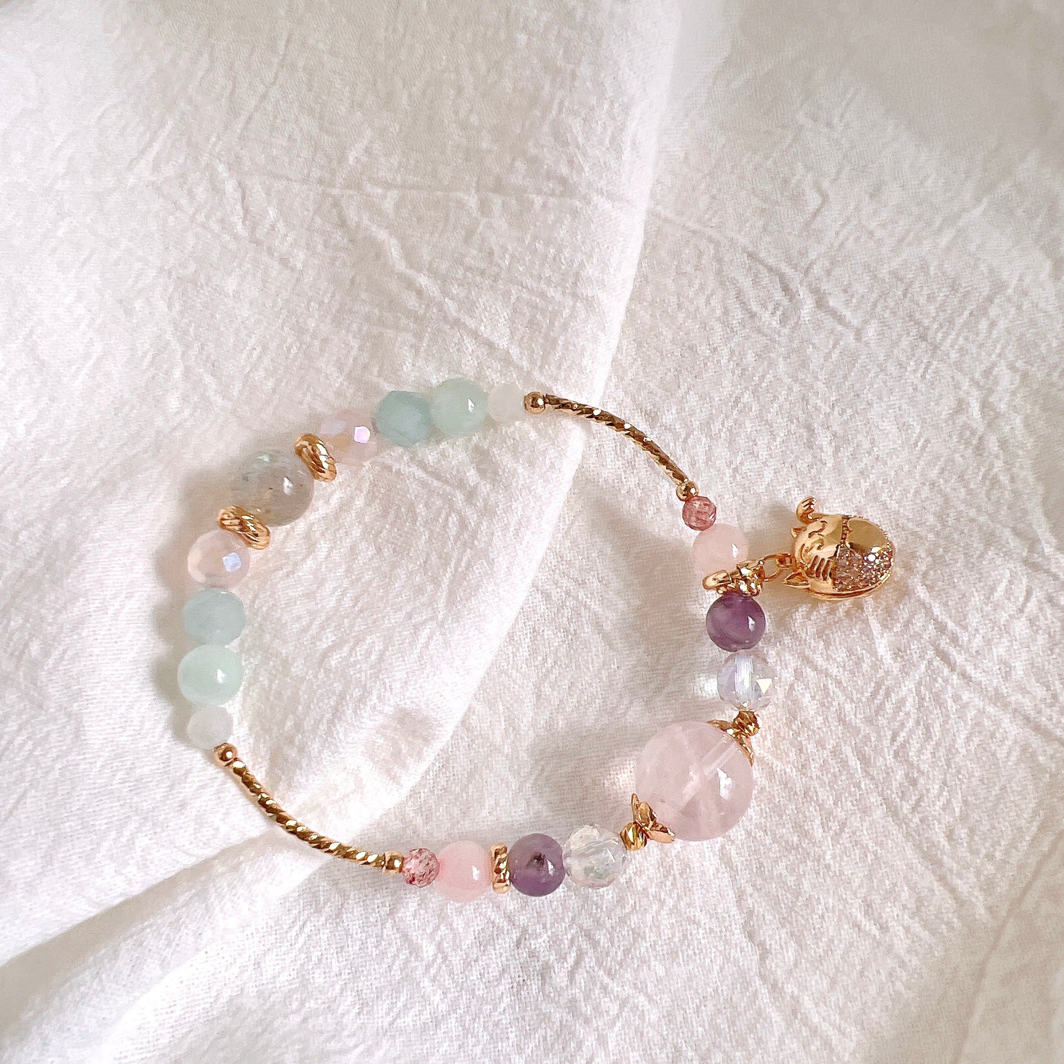 [Bracelet: KARINE] Love + Fortune + Luck