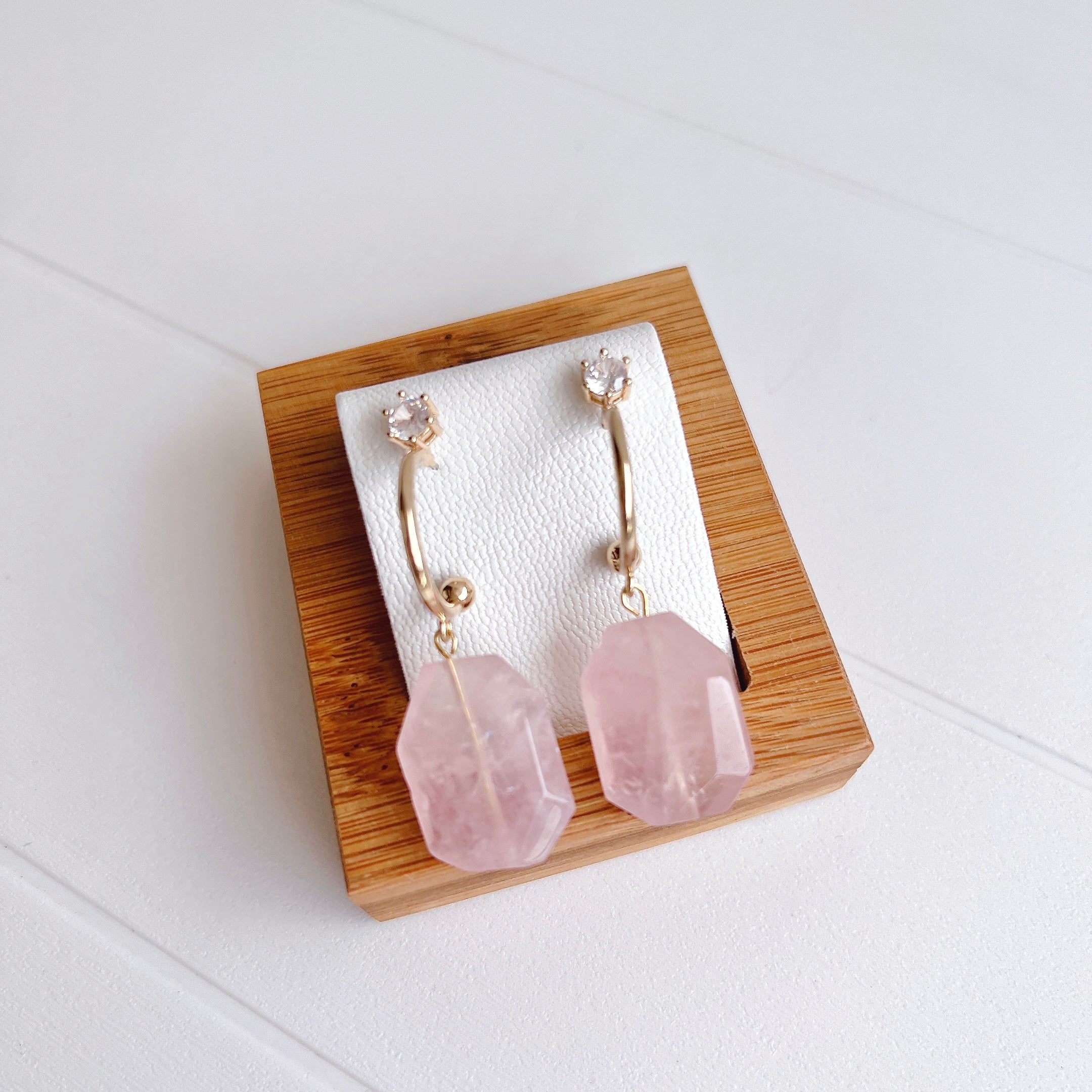 [Earrings: ROSE QUARTZ] Love + Self-love + Emotional Healing