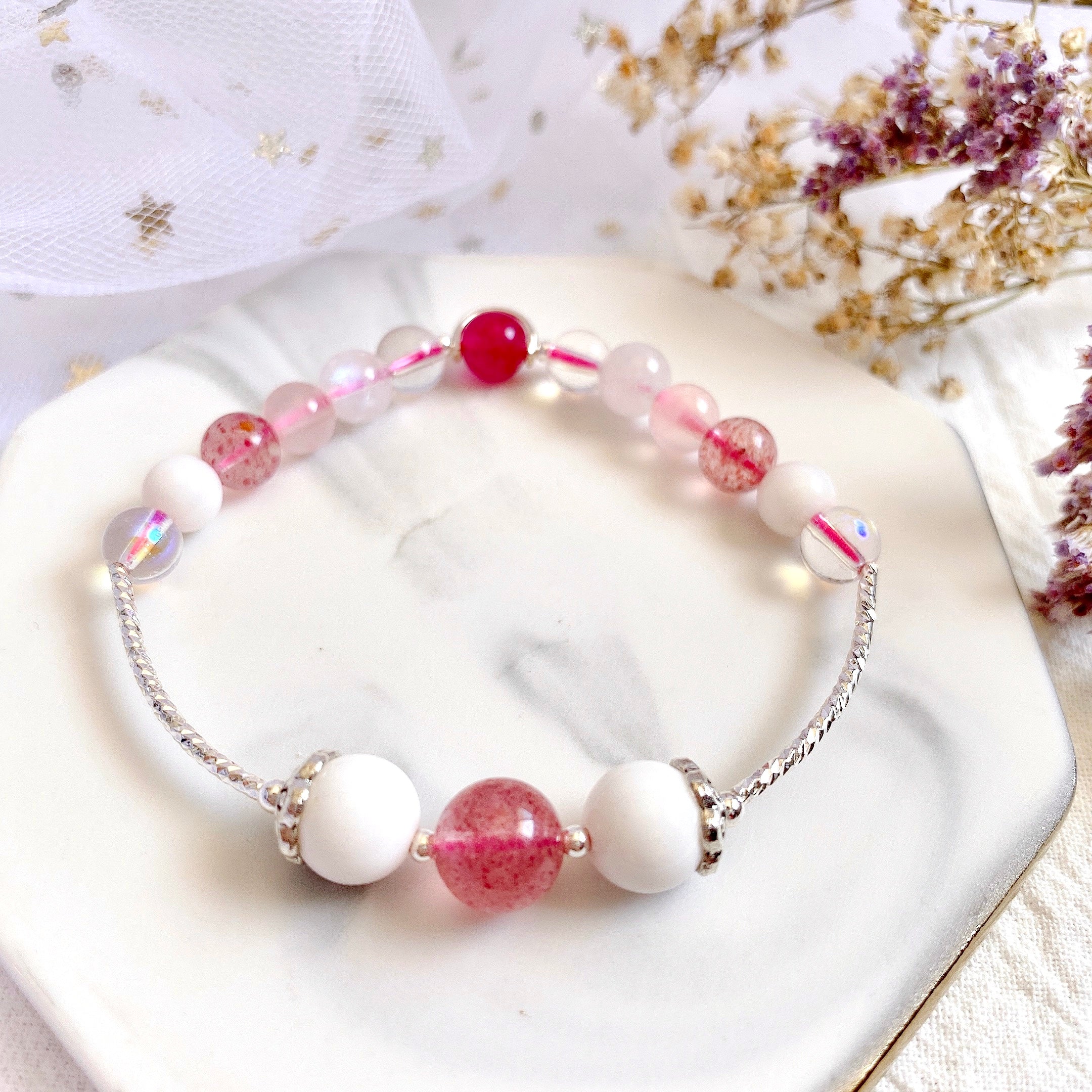 [Bracelet: SCARLET] Anxiety Relief + Confidence + Feminine Energy