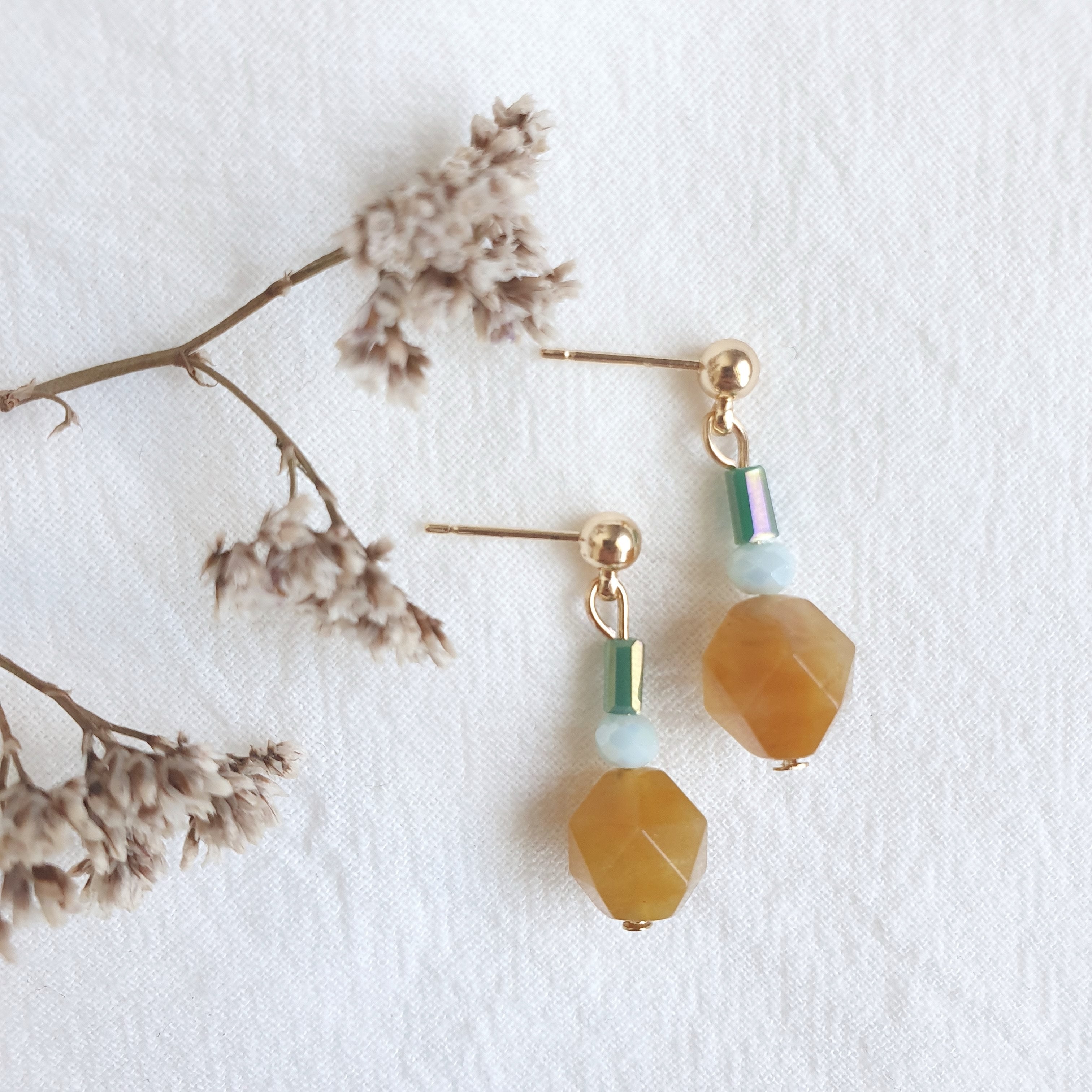 [Earrings: SUMMER] Calming + Luck + Harmony