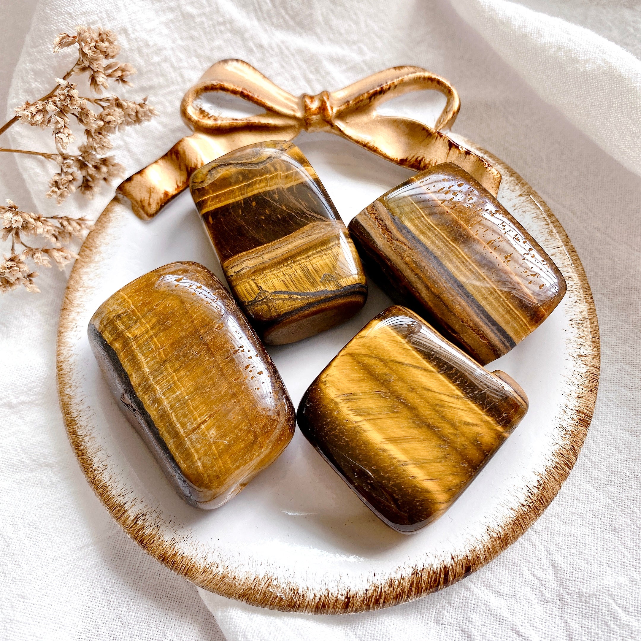 Tiger Eye Tumbled Stone